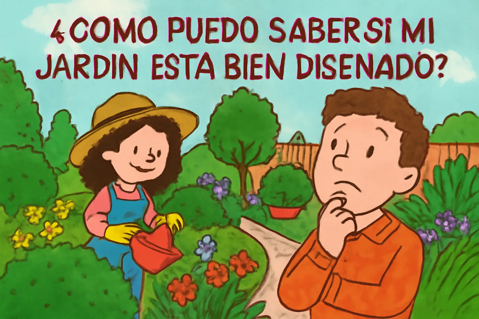 ¿Cómo puedo saber si mi jardín está bien diseñado?